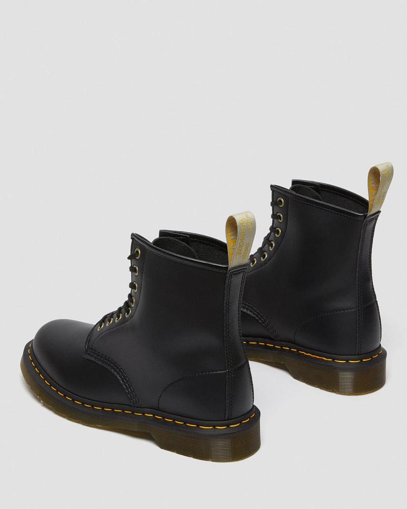 Black Women's Dr Martens Vegan 1460 Felix Lace Up Boots | CA 221MQZ